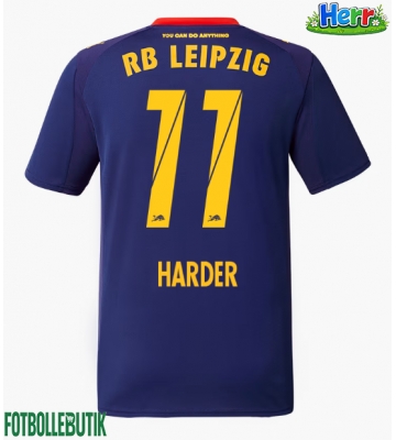 RB Leipzig Conrad Harder #11 Bortatröja 2025-26 Kortärmad
